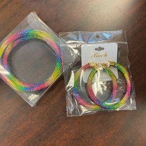 Bracelet and earrings set